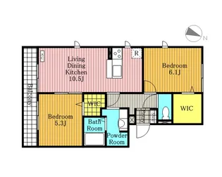 エミネンス 武蔵浦和【3階】の間取り