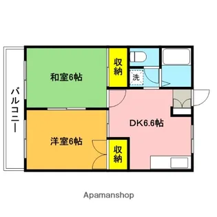 ベルメゾン・オオノ【2階】の間取り