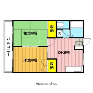ベルメゾン・オオノ【105号室】の間取り