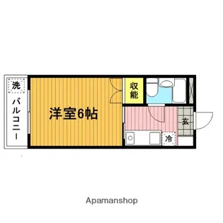カーサ武蔵【1階】の間取り