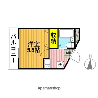 アネックス中浦和2期【1階】の間取り