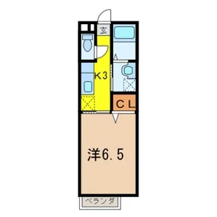 ジェイハイツ【101号室号室】の間取り