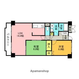ステーションプラザⅡ【7階】の間取り