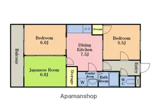 トヨダアメニティホームズⅡ【201号室】の間取り