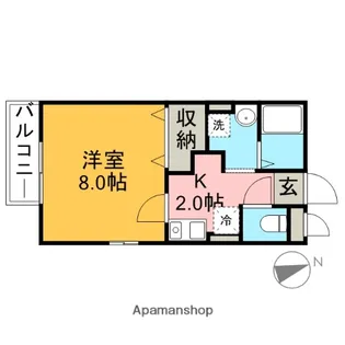 プランドールネスト【2階】の間取り