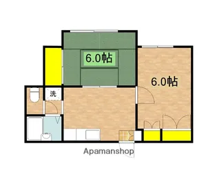 スポルト越谷【A102号室】の間取り
