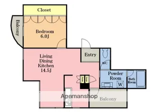 VINTAGE【202号室】の間取り