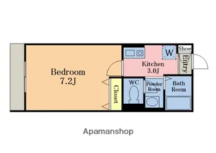 メゾンアルマカン【1階】の間取り
