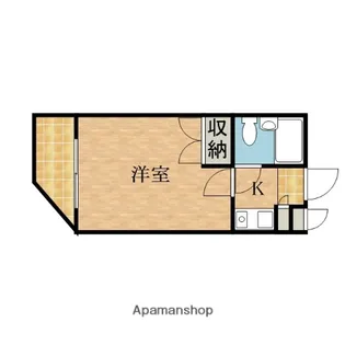ジュネパレス蒲生第3【203号室】の間取り