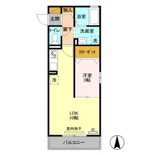 イースト・コート【2階】の間取り