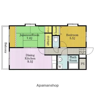クレオメデス907【405号室】の間取り