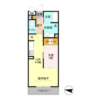 グランシャリオ【2階】の間取り