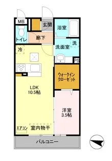 ステラタウン スピカ【3階】の間取り