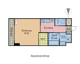 CORDON ROUGE【603号室】の間取り