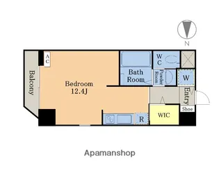 CORDON ROUGE【101号室】の間取り