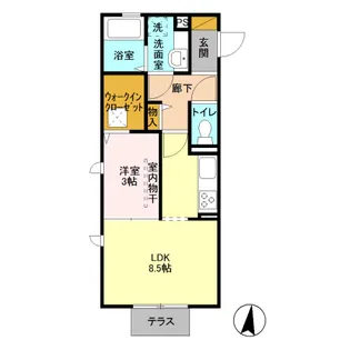 みのり【1階】の間取り