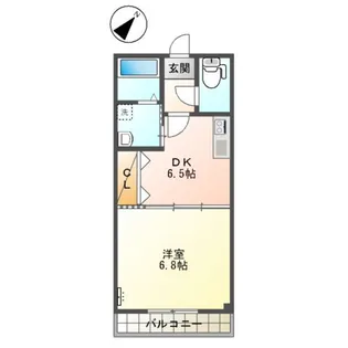 サザンクロスA【3階】の間取り