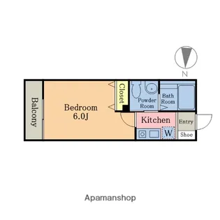サザンコートLT【1階】の間取り