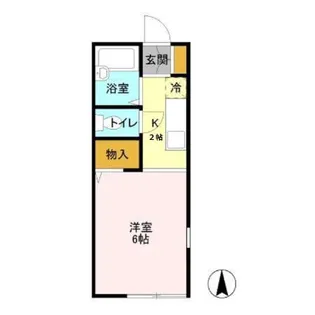 セジュール高久【1階】の間取り