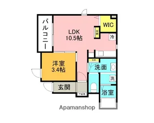 サンハイム【101号室】の間取り