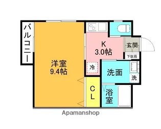 ディライトハイツ【201号室】の間取り