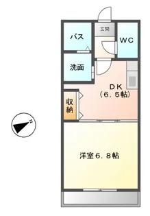 サザンクロスA【2階】の間取り