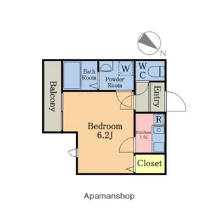 リバーパーク三郷【3階】の間取り
