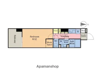 ソライエアイル越谷蒲生【6階】の間取り
