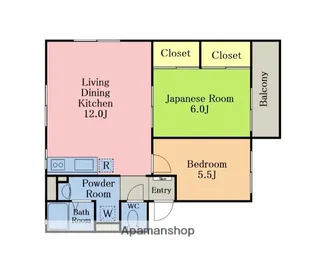 高橋ハイツ【1階】の間取り