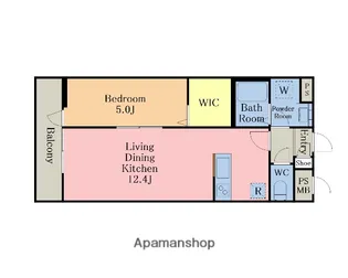 リーブルファイン蒲生駅前【3階】の間取り