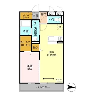 アルバトロス【2階】の間取り