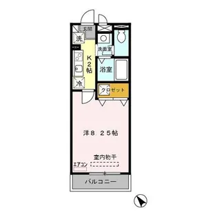 エクレール【1階】の間取り