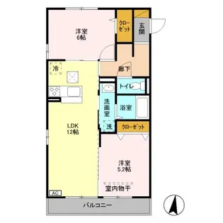 アンリシール・レイク【1階】の間取り