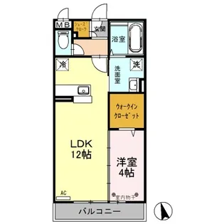 ヴァンヴィーブル早稲田【3階】の間取り