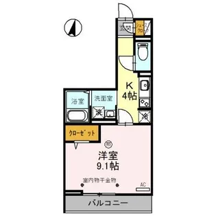 エミネンス【3階】の間取り