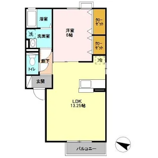 ノクターン【2階】の間取り