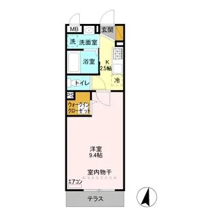 BE AMBITIOUS【1階】の間取り