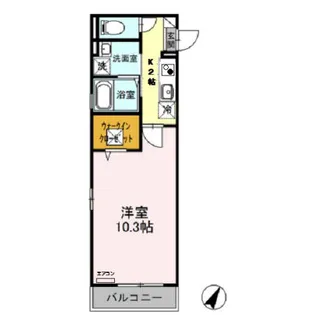 ルミエール【1階】の間取り