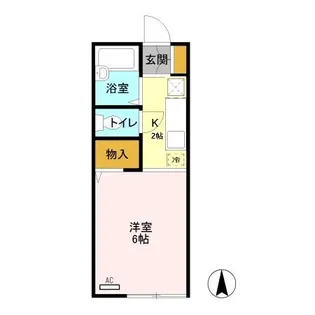 セジュール高久【1階】の間取り