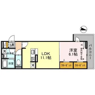 アーバンパイン【3階】の間取り