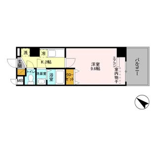 SAKURA BUILDING【6階】の間取り