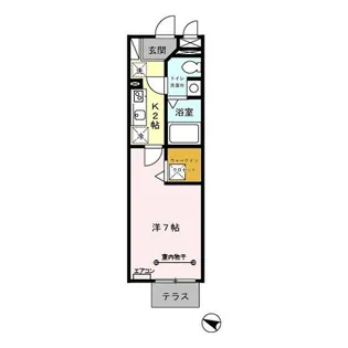 M’SGARDEN【1階】の間取り