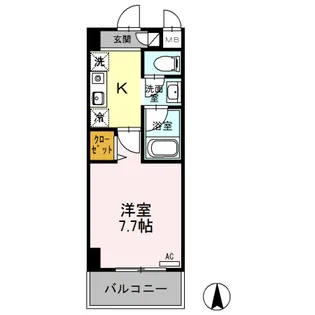 クリエール吉川【3階】の間取り