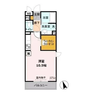 ロイヤルヒル三郷【1階】の間取り