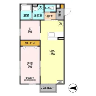 アサミエレガンス【2階】の間取り