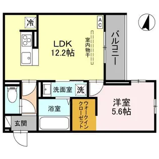 エンテスカリオン【2階】の間取り