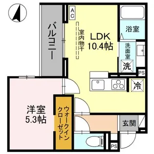 エンテスカリオン【3階】の間取り