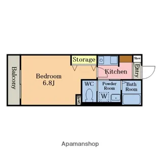 メゾン ボヌール【3階】の間取り