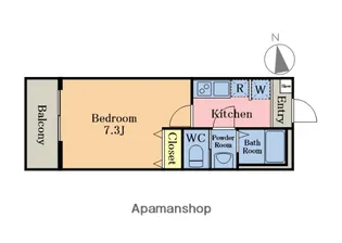 コスモアルカディア3【2階】の間取り