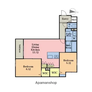 FERME【1階】の間取り